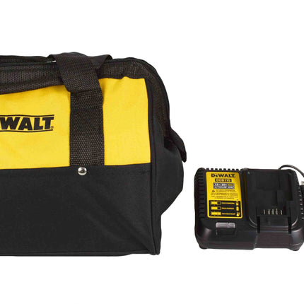 DEWALT DCB205-2CK-A 20V MAX XR 5.0Ah Lithium-Ion Premium Battery 2-Pack with Charger and Kit Bag