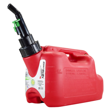 Fuelworx Red 1.5 Gallon Stackable Fast Pour Gas Fuel Cans CARB Compliant Made in The USA (1.5 Gallon Gas Can Single)