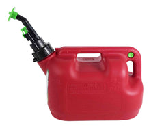 Fuelworx Red 2.5 Gallon Stackable Fast Pour Gas Fuel Cans CARB Compliant Made in The USA (2.5 Gallon Gas 3-Pack)