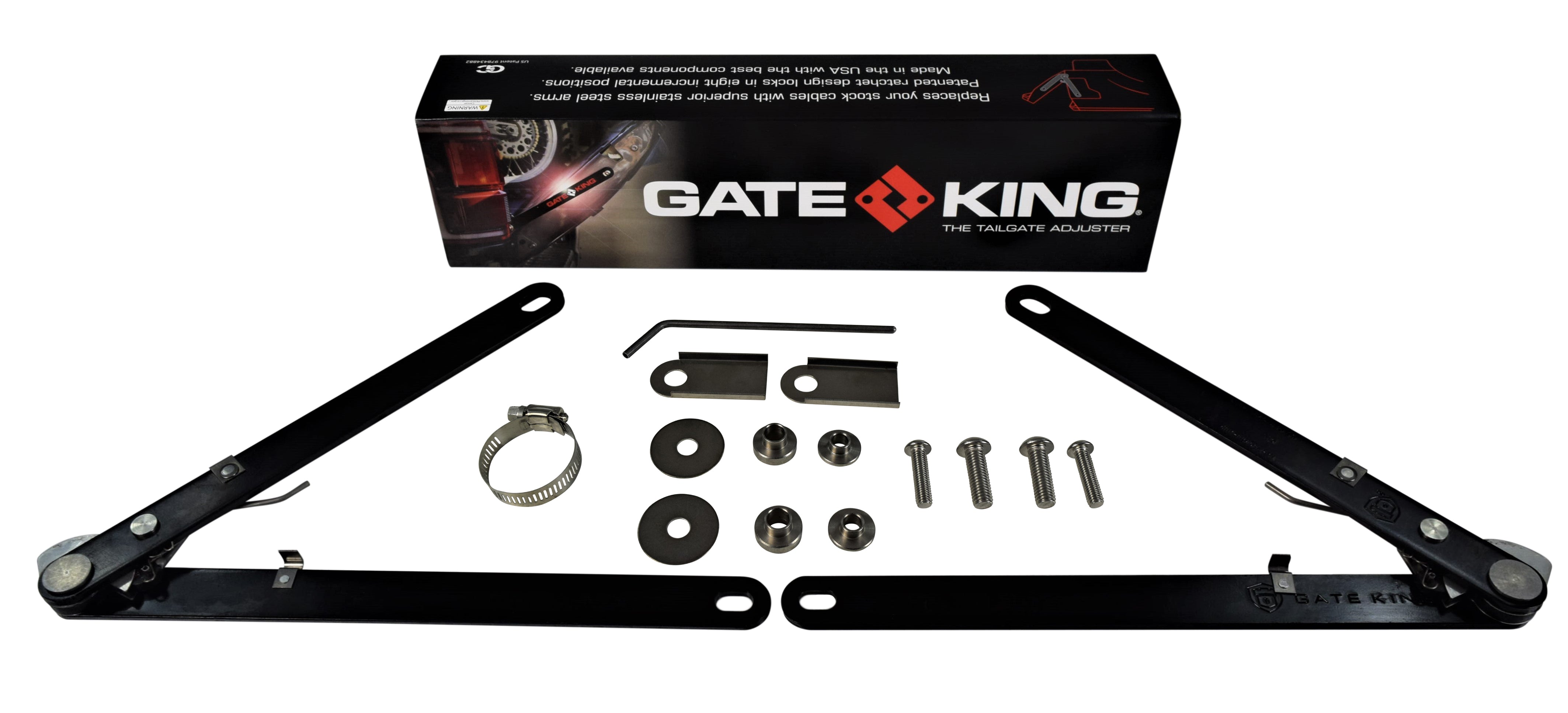 Gate King Ratcheting Multi Position Tailgate Adjuster for Ford F150 2004-2014