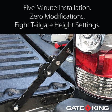 Gate King Ratcheting Truck Tailgate Adjuster for Dodge Ram 1500 2019-2023