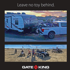 GATE KING Ratcheting Multi Position Pickup Truck Tailgate Adjuster for Jeep Gladiator (2019-2023) Made in USA