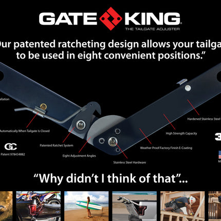Gate King Chevrolet,GMC 2014-20 Colorado/Canyon Tailgate Adjuster