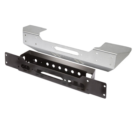 Gen-Right FBB-8040 Aluminum Stubby Front Winch Bumper for Jeep Wrangler JK with LED Rock Lights - Recessed Winch Slot, Direct Bolt-On, Made in USA