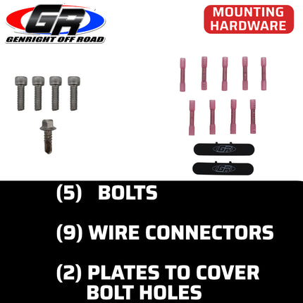 Gen-Right GR-LED-TAIL MATRIX LED Tail Light Pair For Jeep CJ/YJ/TJ & LJ - Super Bright 5-Function DOT Approved, IP69K Waterproof, Brake/Running/Turn Signal/Reverse/Side Marker Lights