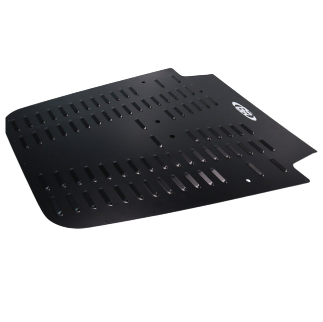Gen-Right LVR-8500-PC Whole Hood Louver for Jeep Wrangler JK - Black Powder Coated Aluminum, 1-Piece Engine Cooling Vent, Aggressive Style