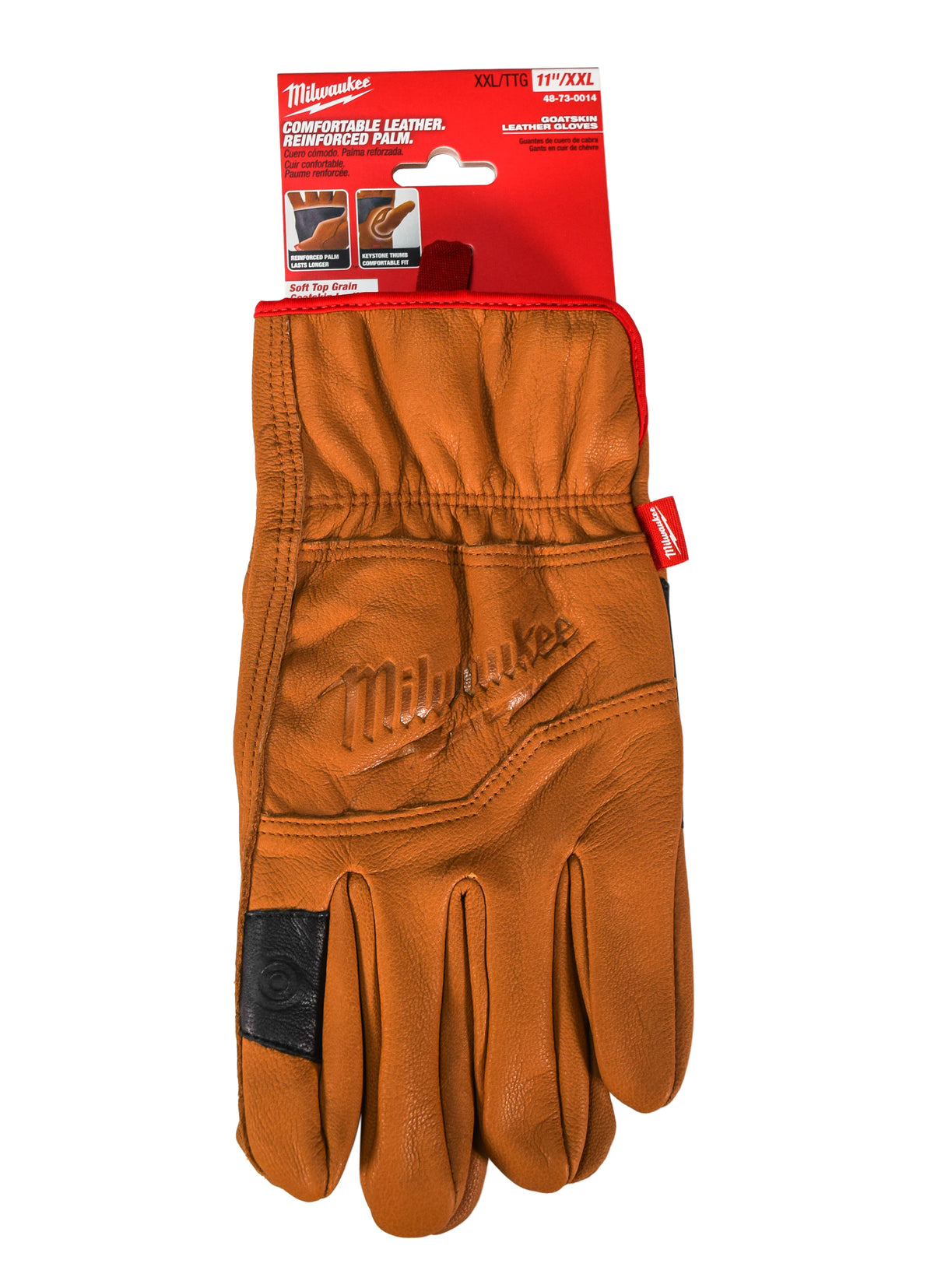 Milwaukee 48-73-0014 Goatskin Leather Gloves XXL