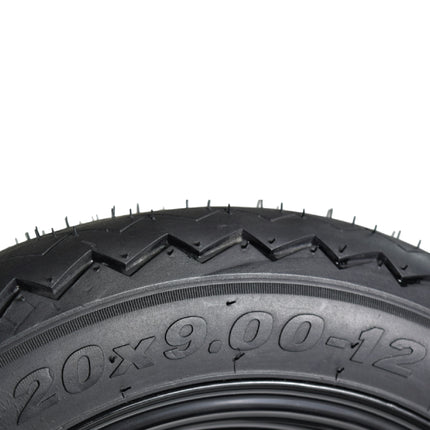 Kenda Hole-N-1 K389 20x9-12 Tubeless Golf Cart Turf Tire with 4-Ply Rating with Keychain Hole in one 20/9/12 - Single