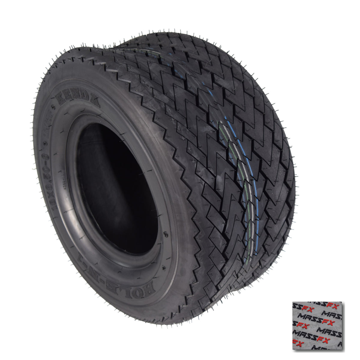 Kenda 243510L5 18x8.5-8 Hole-N-1 4 Ply Tubeless Golf Cart Turf Tire