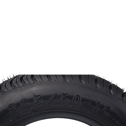 Kenda Pro Tour (K399) 205/50-10 All Position Tires for Golf Carts - 4-Ply - DOT Rated for Turf & Highway Use - Includes Kenda Keychain 205/50/10 205X50-10 (4-Pack)