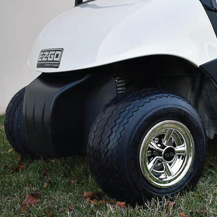 Kenda Hole-N-1 K389 18x8.5-8 Golf Cart Tire with 4-Ply Rating & Pre-Assembled Semi-Gloss Black Wheel with Keychain - Hole in one 18/8.5/8 - 4-Pack