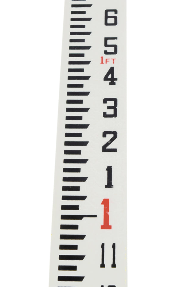 Sokkia 1005149-01 Heavy Duty 13-Foot Fiberglass Leveling Rod with Inches Graduation - Waterproof, Corrosion-Resistant Telescoping Grade Rod for Laser Levels, Construction & Surveying