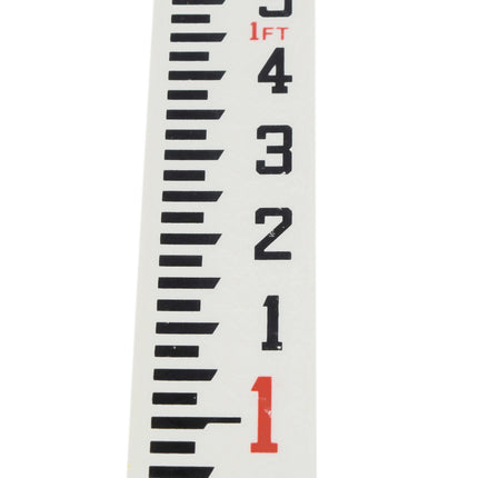 Sokkia 1005149-01 Heavy Duty 13-Foot Fiberglass Leveling Rod with Inches Graduation - Waterproof, Corrosion-Resistant Telescoping Grade Rod for Laser Levels, Construction & Surveying
