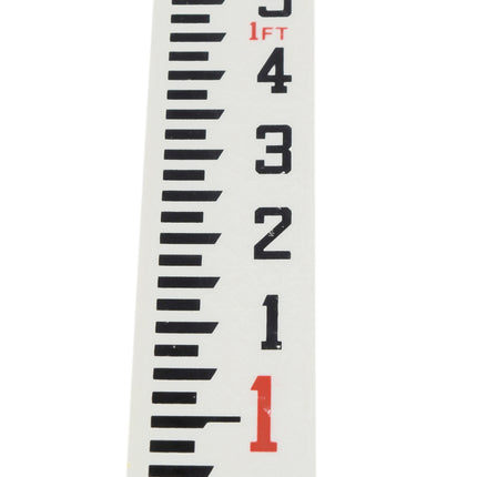 Sokkia 1005149-01 Heavy Duty 13-Foot Fiberglass Leveling Rod with Inches Graduation - Waterproof, Corrosion-Resistant Telescoping Grade Rod for Laser Levels, Construction & Surveying