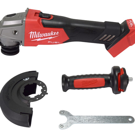Milwaukee 2881-20 M18 FUEL 18-Volt Lithium-Ion Brushless Cordless 4-1/2 in./5 in. Grinder with Slide Switch (Tool-Only)