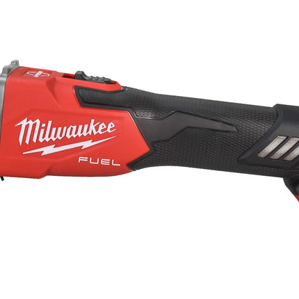 Milwaukee 2889‑20 M18 FUEL 18V Brushless 4‑1/2" / 5" Variable Speed Braking Grinder, 3,500–8,500 RPM, RAPIDSTOP Brake, Slide Switch Lock‑On, Cordless Angle Grinder (Bare Tool)