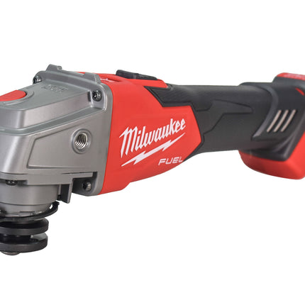 Milwaukee 2889‑20 M18 FUEL 18V Brushless 4‑1/2" / 5" Variable Speed Braking Grinder, 3,500–8,500 RPM, RAPIDSTOP Brake, Slide Switch Lock‑On, Cordless Angle Grinder (Bare Tool)