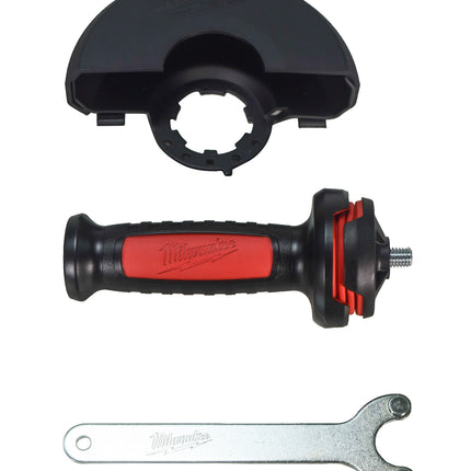 Milwaukee 2889‑20 M18 FUEL 18V Brushless 4‑1/2" / 5" Variable Speed Braking Grinder, 3,500–8,500 RPM, RAPIDSTOP Brake, Slide Switch Lock‑On, Cordless Angle Grinder (Bare Tool)