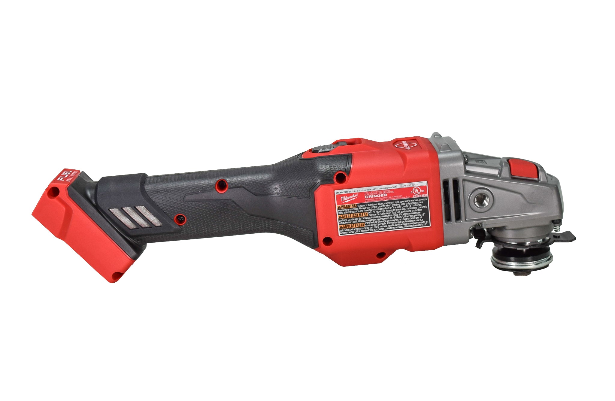 Milwaukee 2981-20 M18 18V FUEL 4-1/2" - 6" Braking Grinder (Bare Tool)