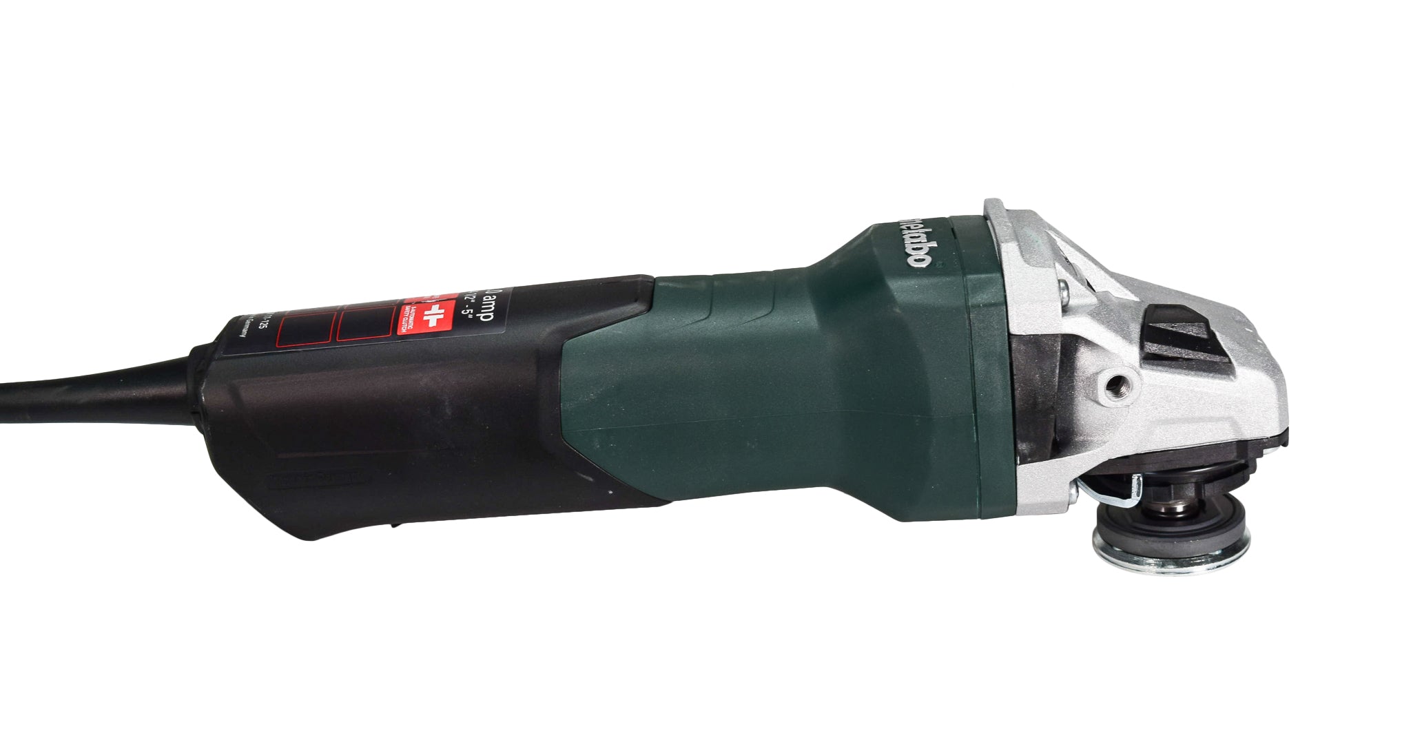 Metabo 603622850 W11-125 4-1/2 / 5” 11-Amp Corded Angle Grinder Set with Case