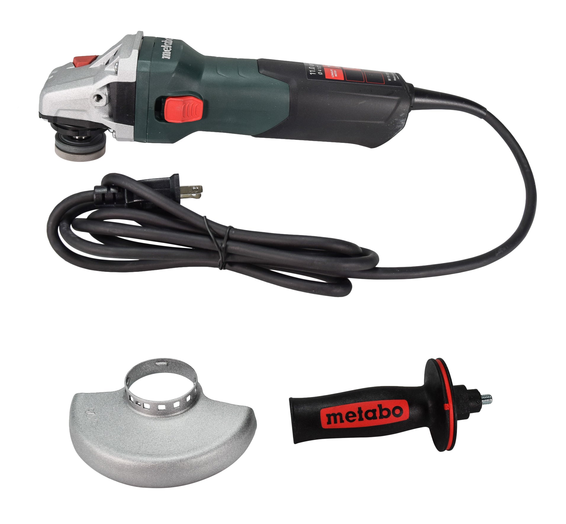 Metabo 603623420 4.5-inch/5-inch Angle Grinder 11,000 Rpm - 11.0 Amps with Lock-on
