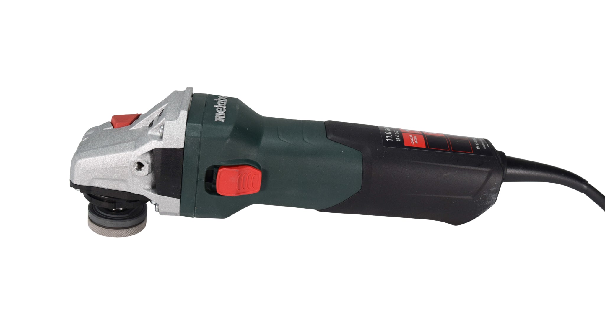 Metabo 603623420 4.5-inch/5-inch Angle Grinder 11,000 Rpm - 11.0 Amps with Lock-on