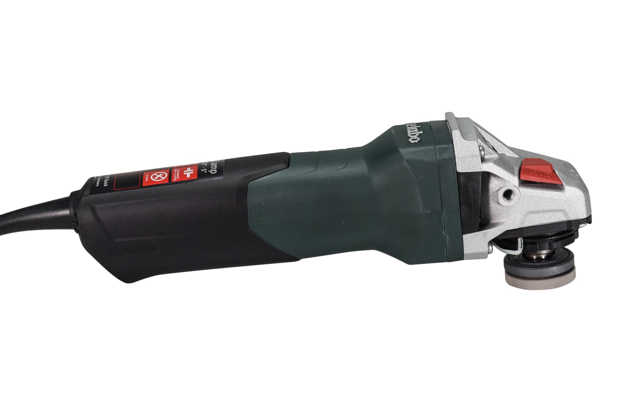 Metabo 603623420 4.5-inch/5-inch Angle Grinder 11,000 Rpm - 11.0 Amps with Lock-on