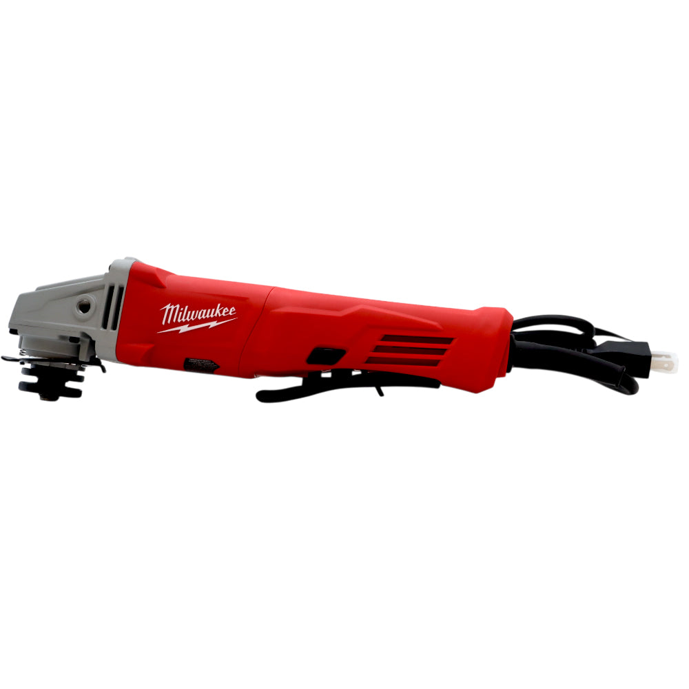 Milwaukee 6142-30 4-1/2" 11A Small Angle Grinder, Lock on, Overload Protection
