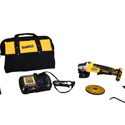 DeWalt DCG413H1 20V Lithium-Ion Cordless Brushless 4.5 in. Grinder