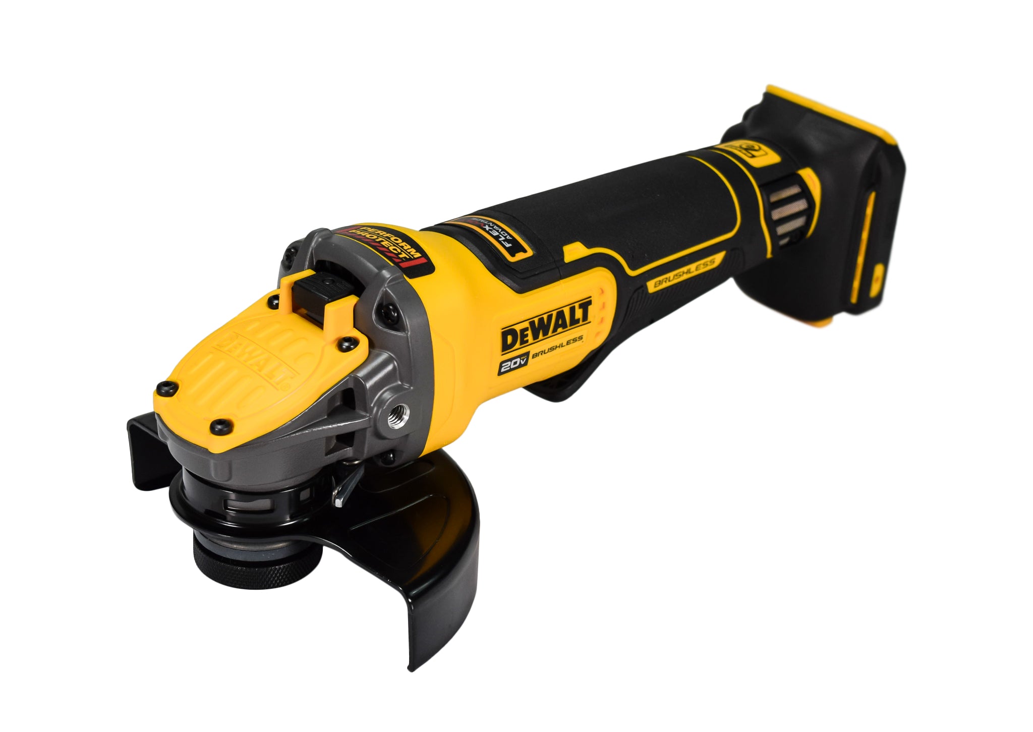 20V MAX* Brushless Cordless 4-1/2 in. - 5 in. Paddle Switch Angle Grinder  with FLEXVOLT ADVANTAGE™ (Tool Only)