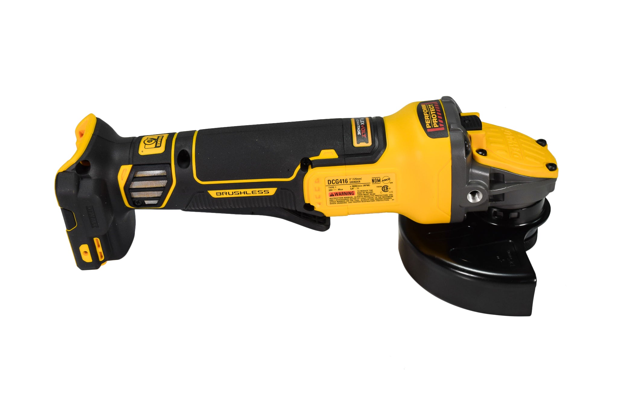 Dewalt DCG416B Flexvolt Advantage 20V MAX Angle Grinder, Paddle Switch, 4-1/2-Inch to 5-Inch, Tool Only