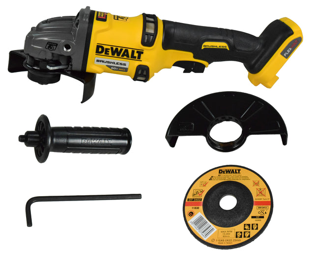 DEWALT DCG418B FLEXVOLT 60V MAX Cordless Brushless 4.5 in. to 6 in. Small Angle Grinder with Kickback Brake (Tool Only)