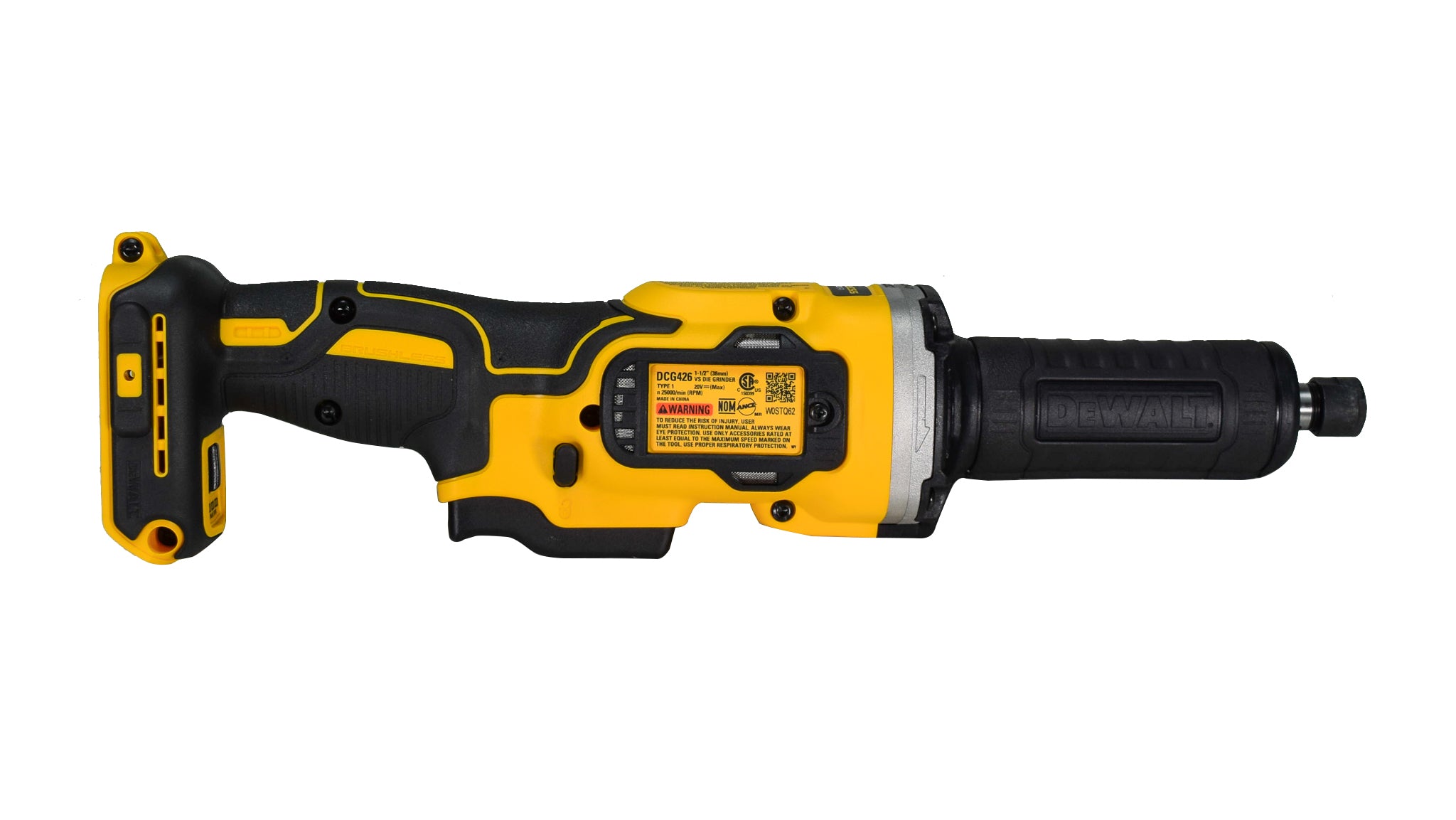 Dewalt DCG426M2 20V MAX Cordless Brushless 1-1/2" Variable Speed Die Grinder with (2) 4.0Ah Batteries & Charger
