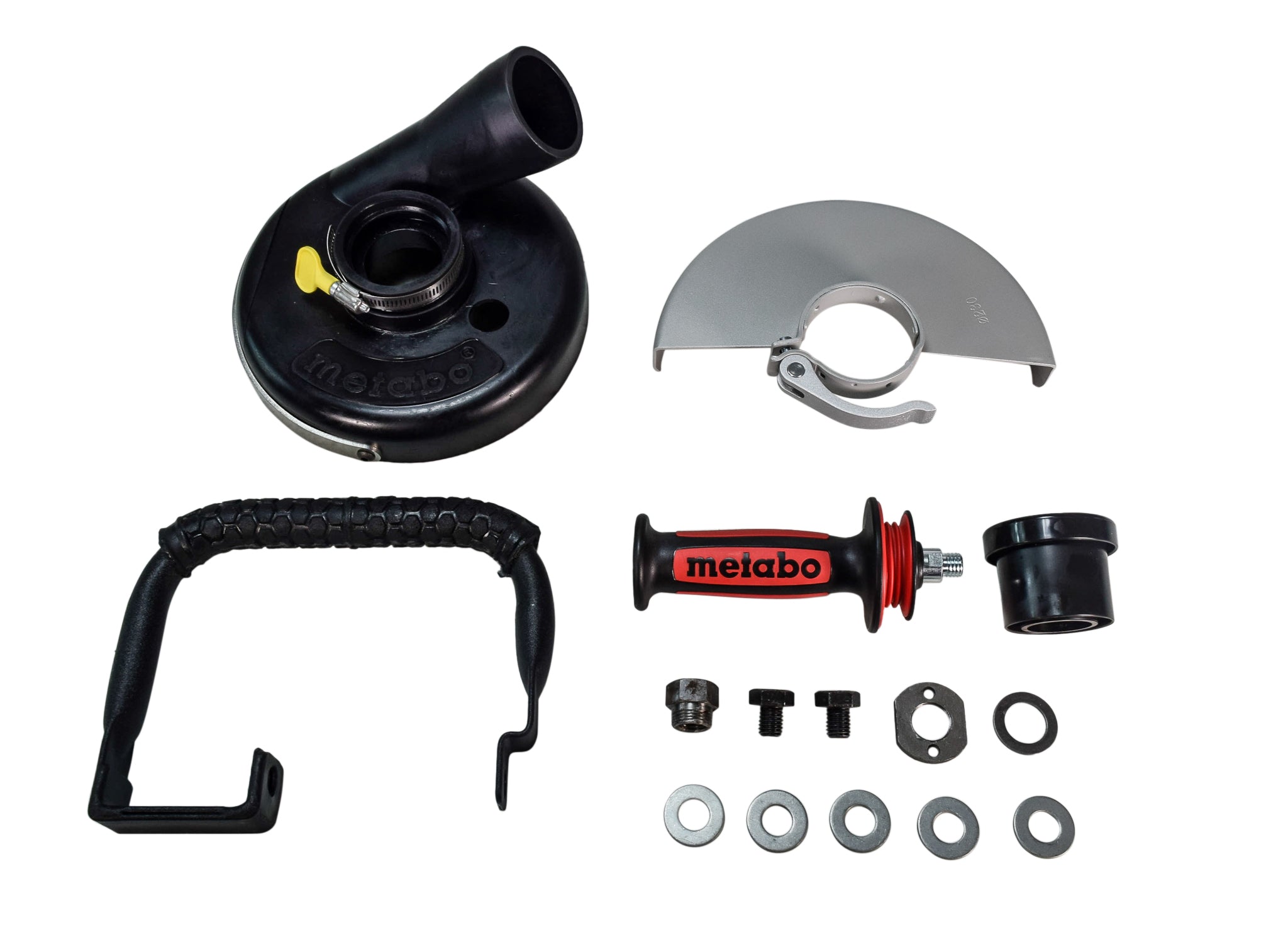 Metabo US606467800 7" Surface Prep Kit Angle Grinder W 24-230 MVT w/7" Dust Control Shroud