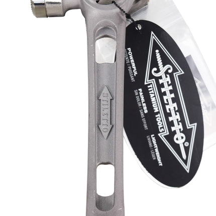 Stiletto TB3MC 15 oz Ti-Bone III Titanium Hammer with Milled Face Curved Handle