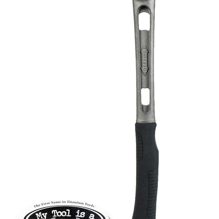 Stiletto TB3SC 15 oz TiBone III Titanium Hammer with Smooth Face Curved Handle