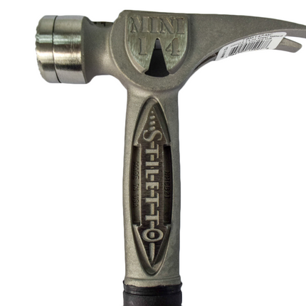 Stiletto TBM14RMC TiBone Mini-14oz Curved 16-Inch Titanium Milled Face Hammer