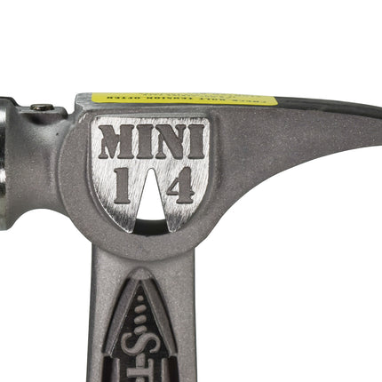 Stiletto TBM14RSC TiBone Mini-14 oz. Smooth Face Hammer with 16" Titanium Handle