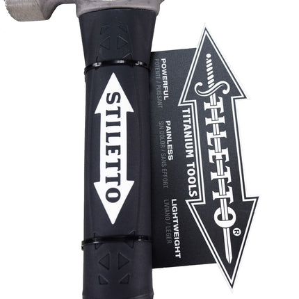 Stiletto TI12MC-F 12 oz Milled Hammer Curved With Fiberglass Handle