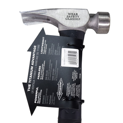 Stiletto TI12MC-F 12 oz Milled Hammer Curved With Fiberglass Handle