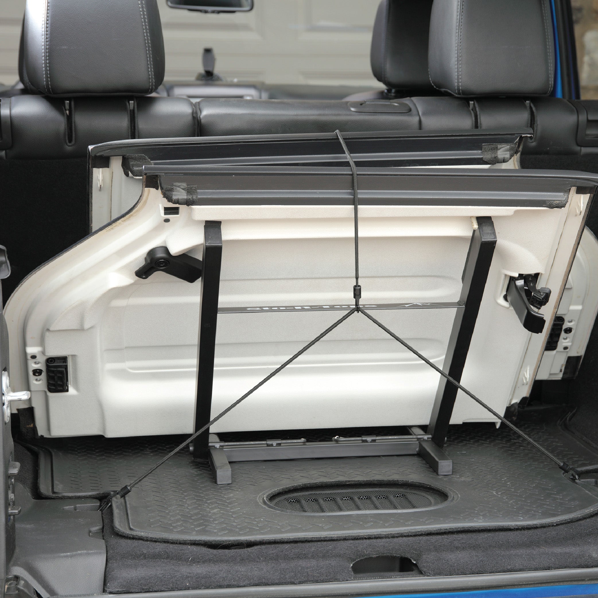 Hardtop Panel 3-in-1 Storage Rack for Jeep Wrangler, Ford Bronco 2022 & Renegade Freedom Sunroof T Top SRT