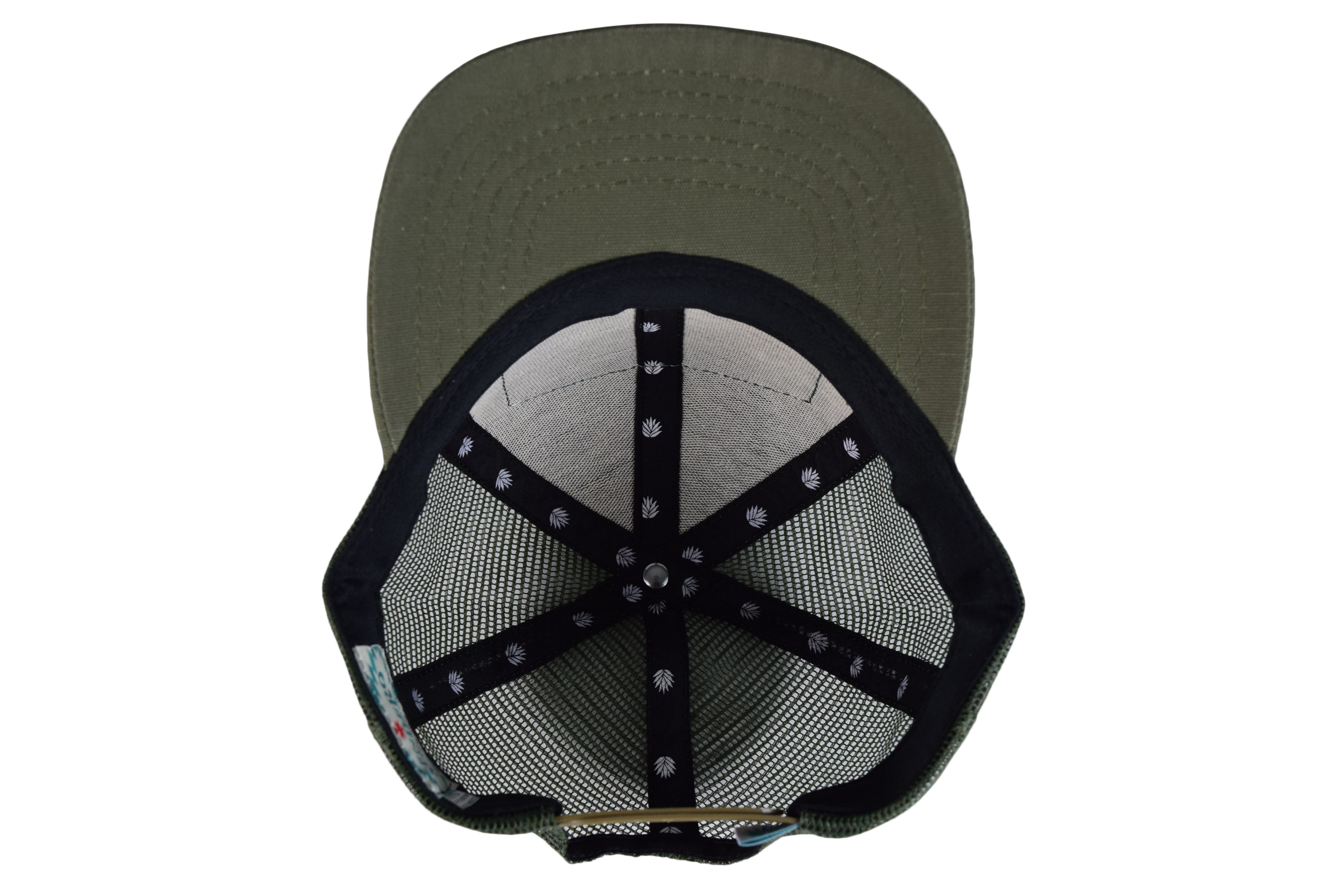 Sendero Provisions Co. Bird Hunter Mesh Snapback Hat (Jalapeno/Olive) - One Size