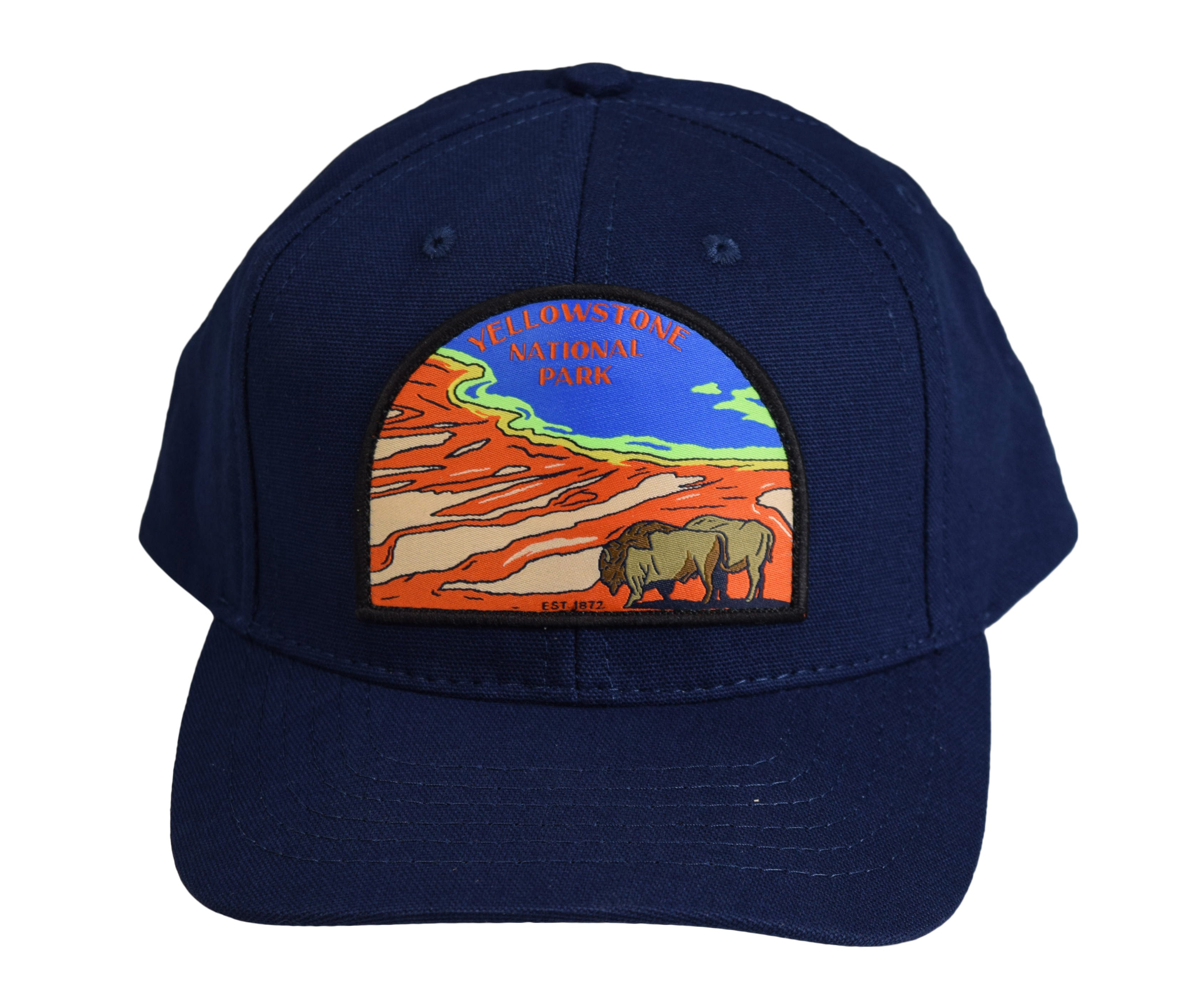 Sendero Provisions Co. Yellowstone National Park Outdoor Snapback Hat (Blue)