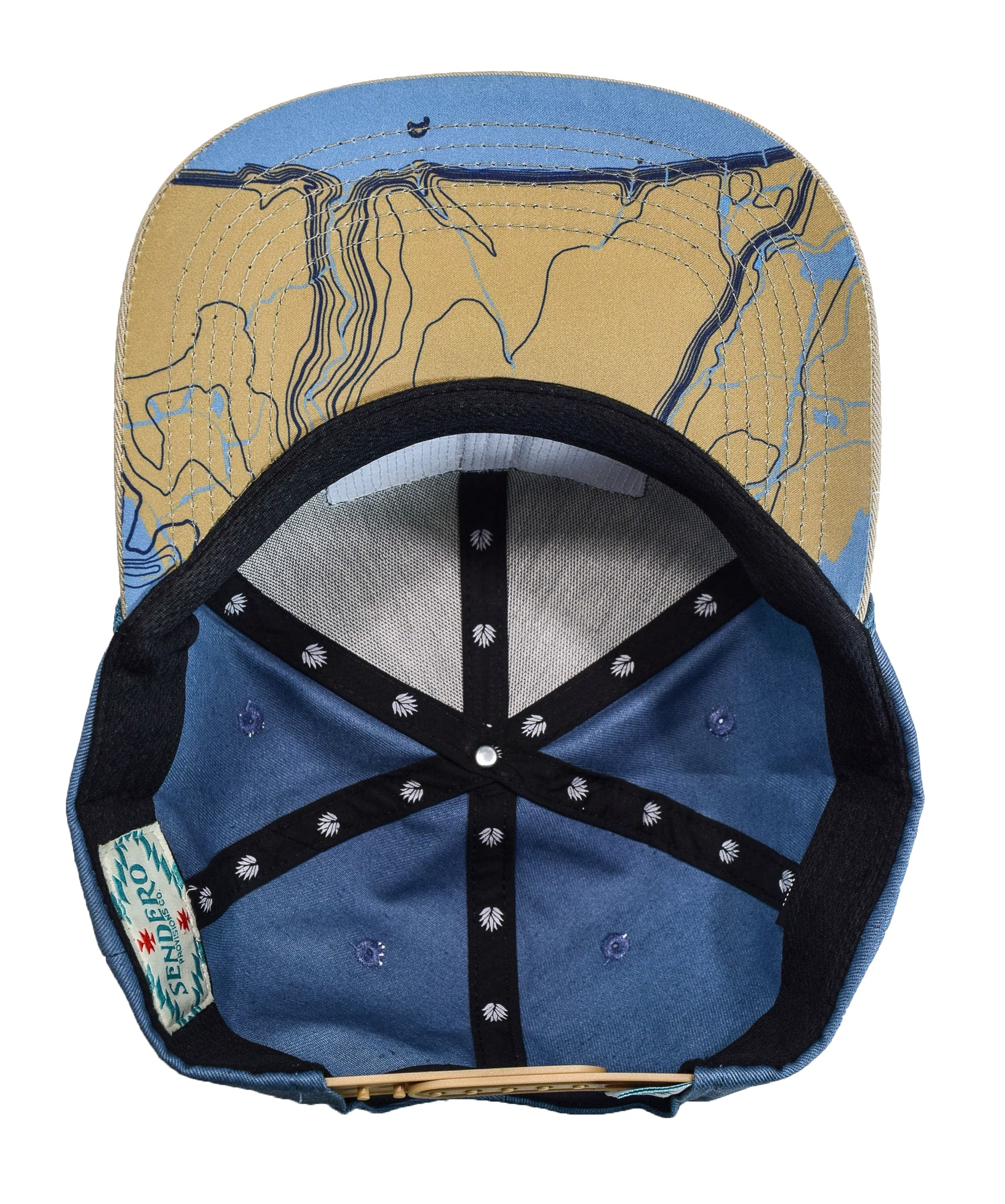 Sendero Provisions Co. Olympic National Park Braided Snapback Hat (Steel Blue)