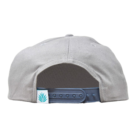 Sendero Provisions Co. Yosemite National Park Adjustable Snapback Rope Hat with Woven Patch & Topographic Map Undervisor (Gray/Lilac) - One Size