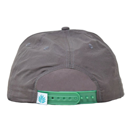 Sendero Provisions Co. Shenandoah National Park Adjustable Snapback Rope Hat with Woven Patch & Topographic Map Undervisor (Brown/Green) - One Size