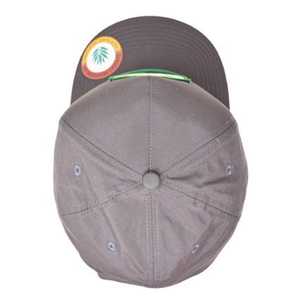 Sendero Provisions Co. Shenandoah National Park Adjustable Snapback Rope Hat with Woven Patch & Topographic Map Undervisor (Brown/Green) - One Size