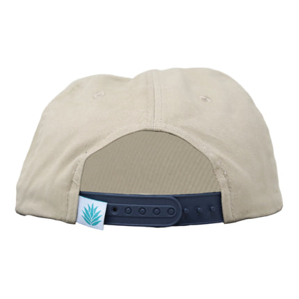 Sendero Provisions Co. Lone Rider Adjustable Snapback Rope Hat with Woven Patch & Braided Rope (Tan) - One Size