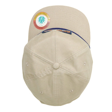 Sendero Provisions Co. Lone Rider Adjustable Snapback Rope Hat with Woven Patch & Braided Rope (Tan) - One Size