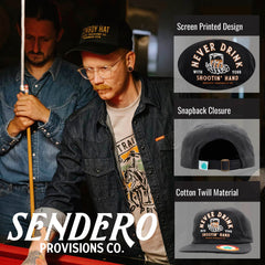 Sendero Provisions Co. Shootin' Hand Hat - Black